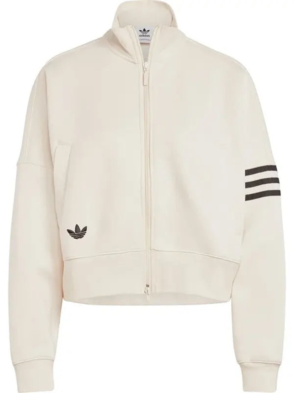 Adidas Adicolor Neuclassics Track Cream Full-Zip Bomber Jacket
